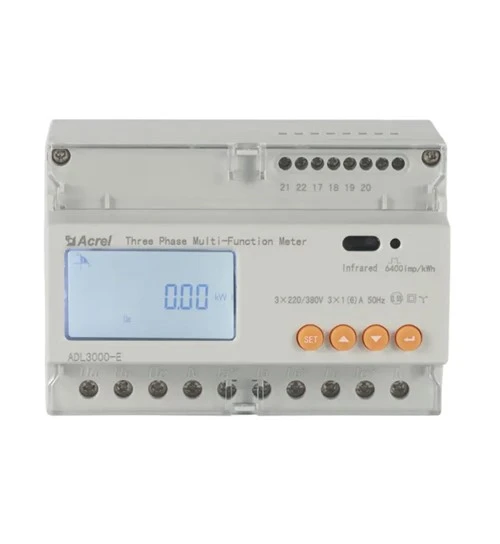 Contor Kwh trifazat pe șină DIN