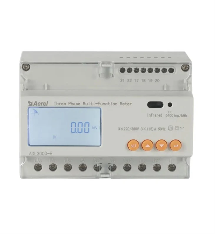 Contor Kwh trifazat pe șină DIN